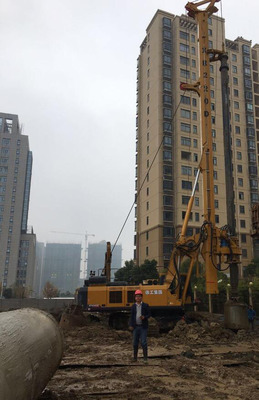 安徽同鑄攜手徐工，以全新鉆機(jī)助力利華世紀(jì)新城建設(shè)